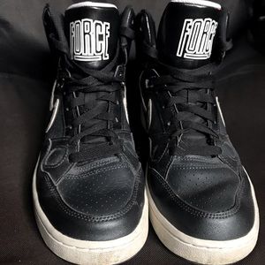 Black Hightop Nike Air Forces